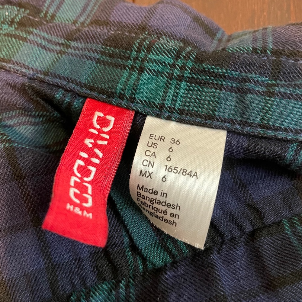 Plaid button down - Picture 3 of 4